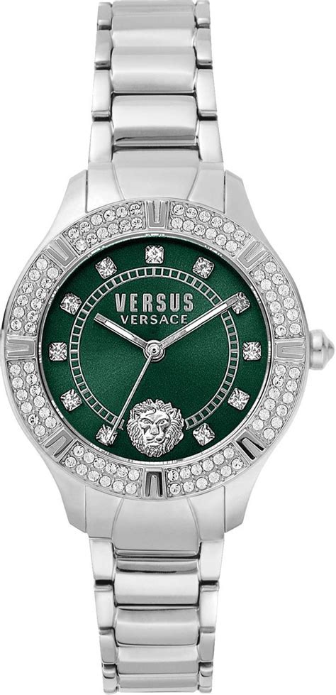 versace uhren grünes ziffernblatt|Versus Versace Quarzuhr VSP263621, Das grüne Zifferblatt.